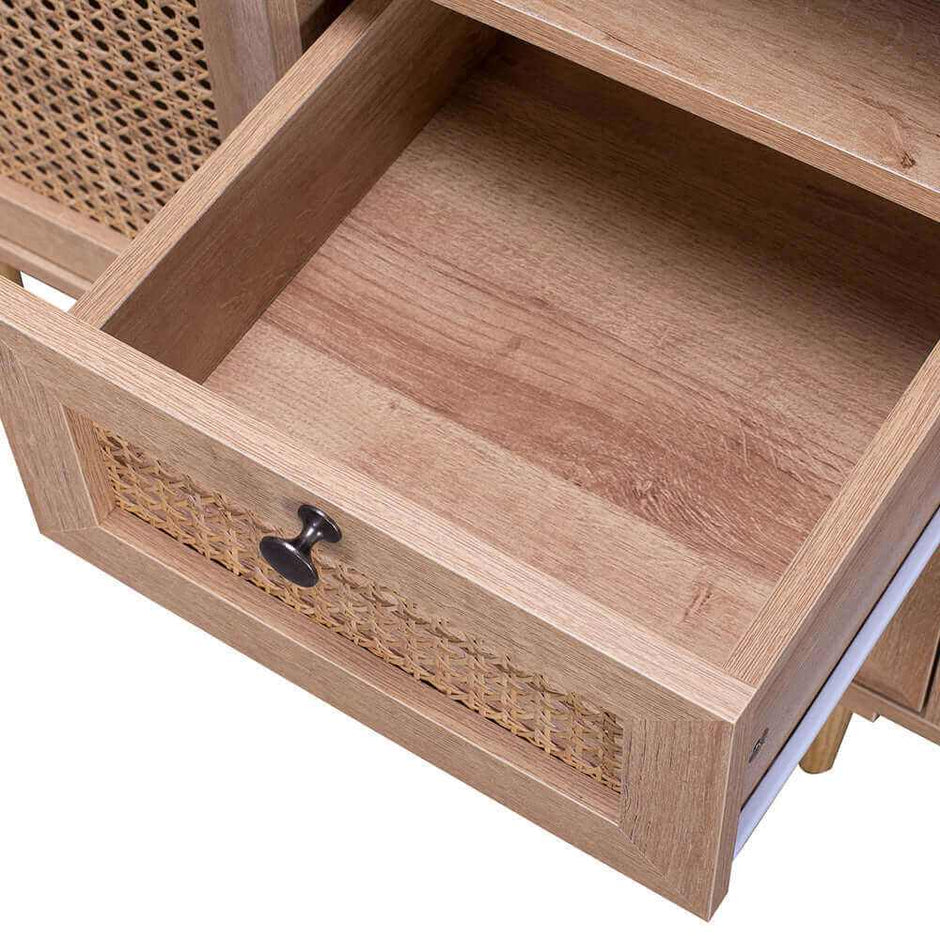 Rattan Buffet Sideboard Storage 