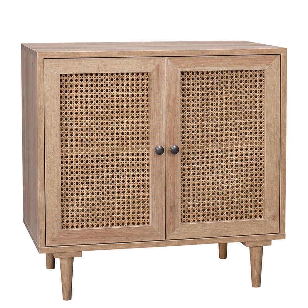 rattan cabinet with 2 door