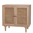 rattan cabinet with 2 door