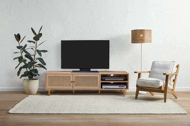 Rattan TV Stand Entertainment Unit