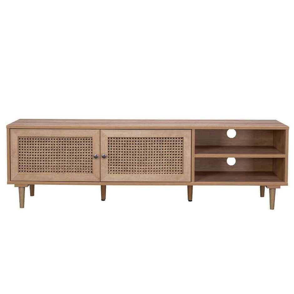 Rattan TV Stand Entertainment Unit