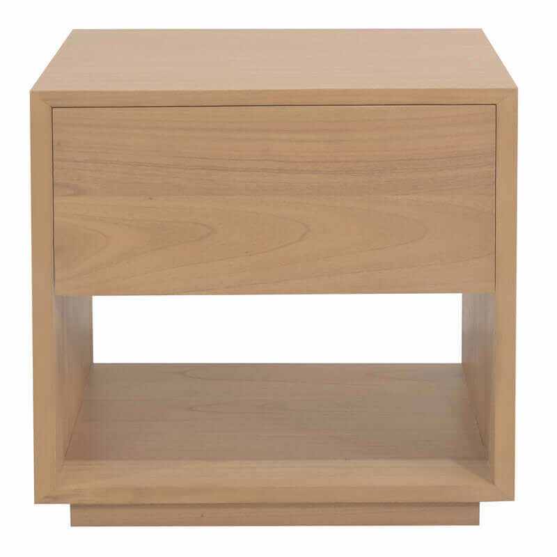 Oscar Single Drawer Nightstand Natural