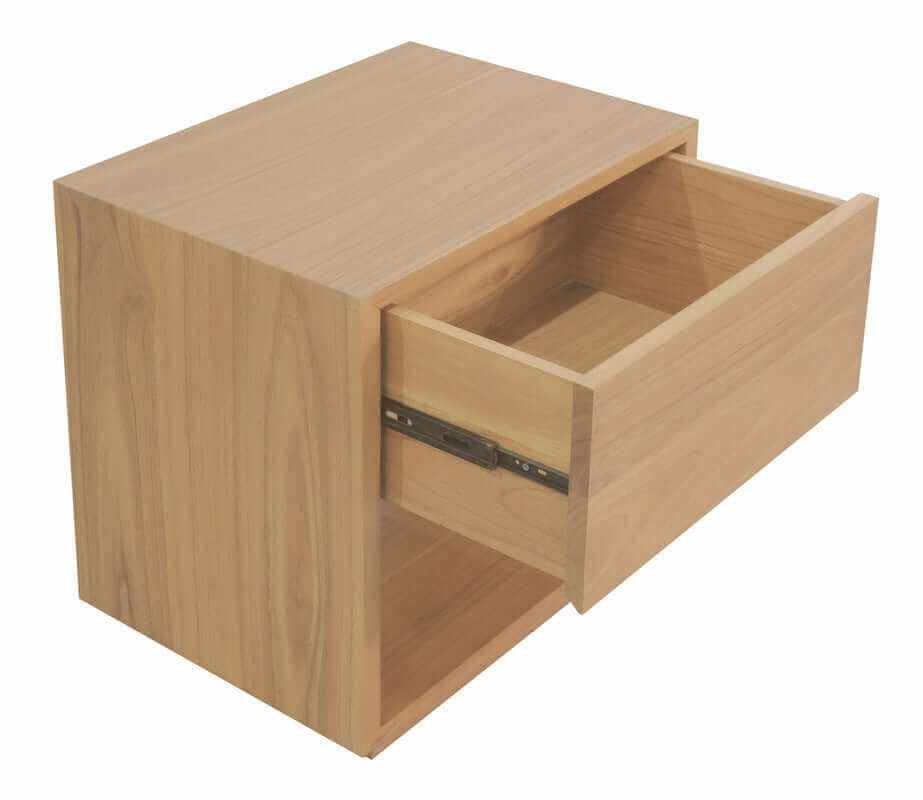 Oscar Single Drawer Nightstand Natural