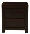 2 drawer nightstand bedside