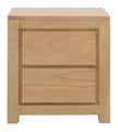 2 drawer bedside table