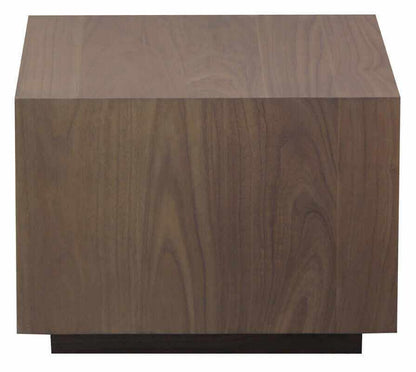 Oscar 1 Drawer Low Bedside Table - Latte