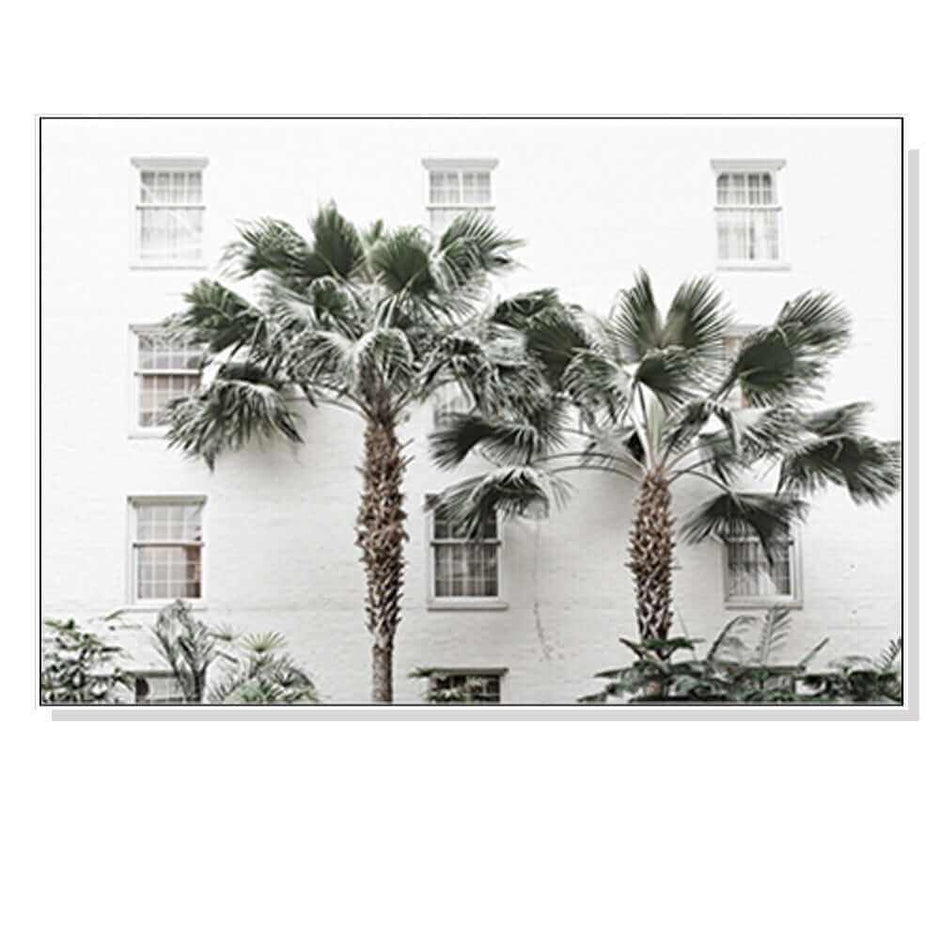 Wall Art White Frame Canvas