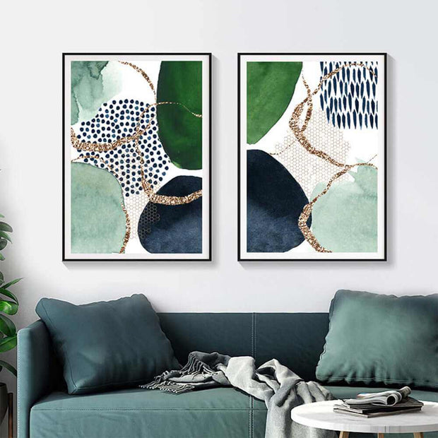 two piece wall art