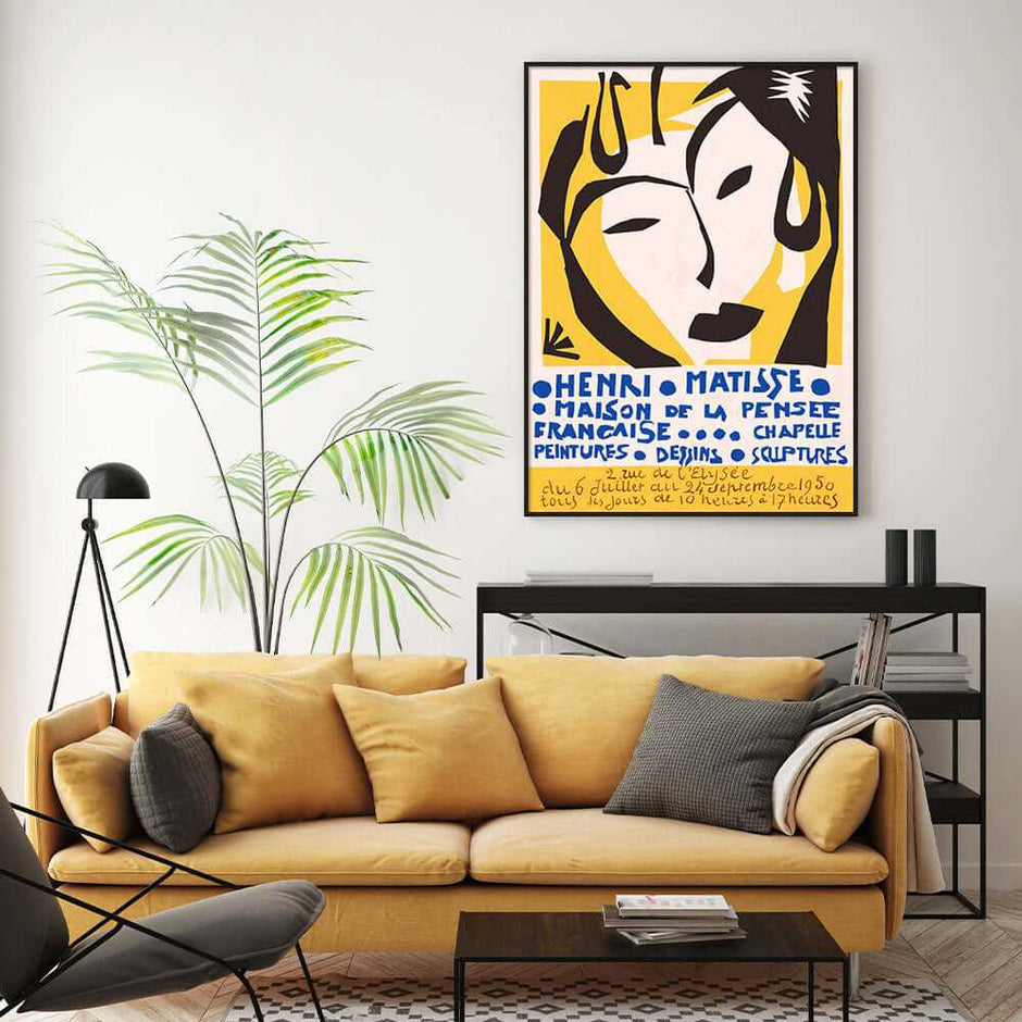 framed wall paintings for living room