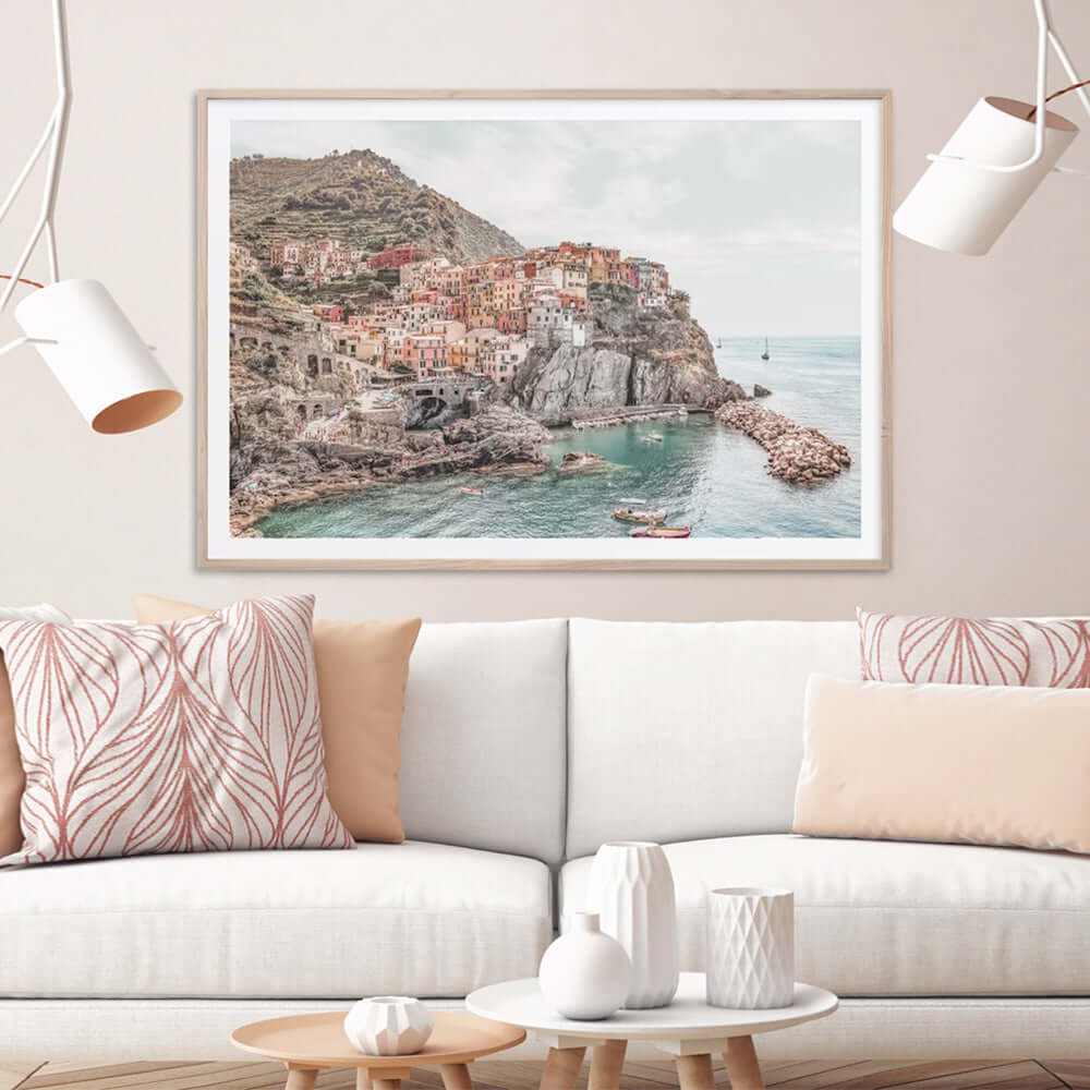 cinque terre art print