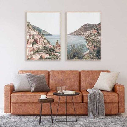 Wall Art Prints Online 50cmx70cm Italy Positano 2 Sets