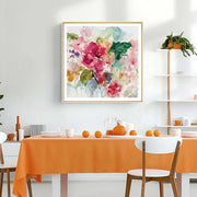 80cmx80cm Floral Brunch Gold Frame Art Prints Online Australia