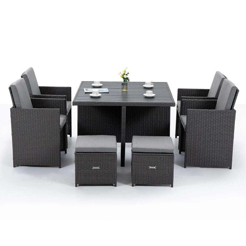 Outdoor Dining Table 9 Piece 