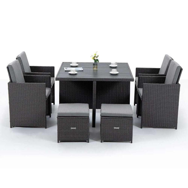 Outdoor Dining Table 9 Piece 