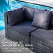 outdoor rattan couch 