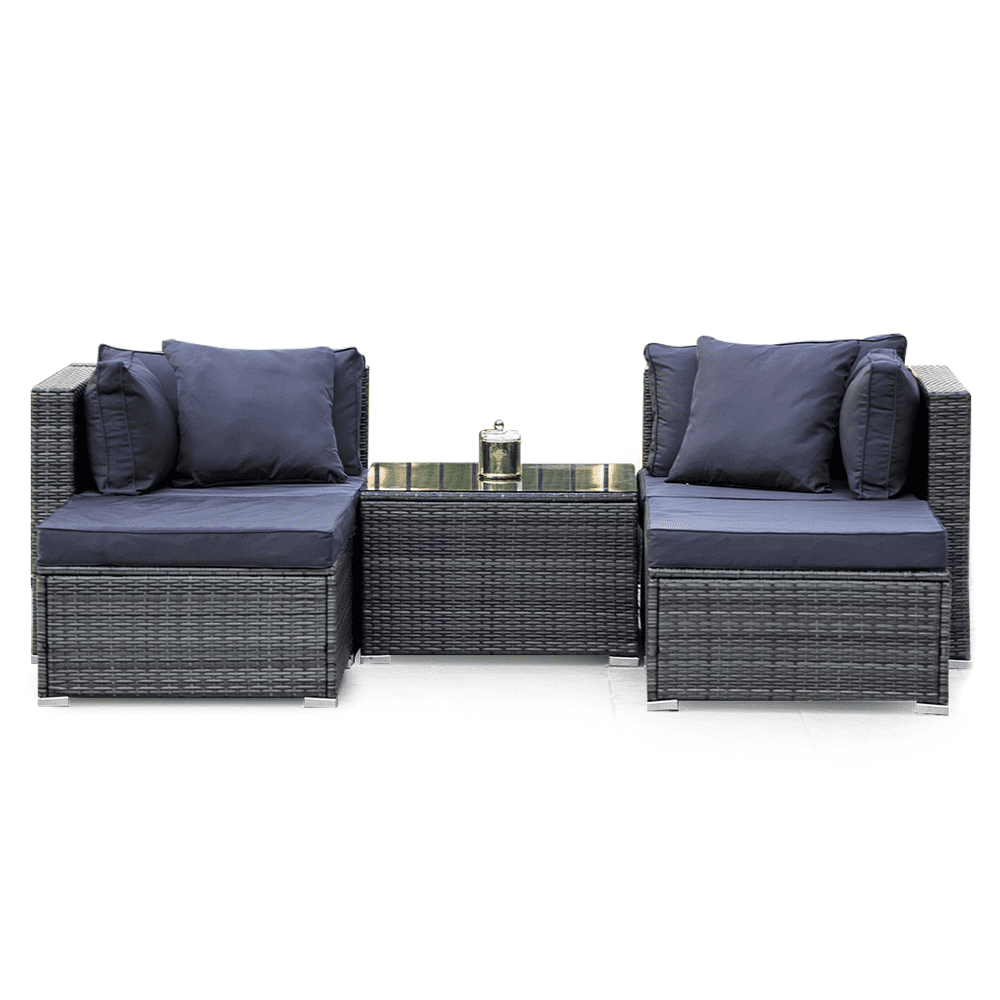 4 seater rattan garden furniture