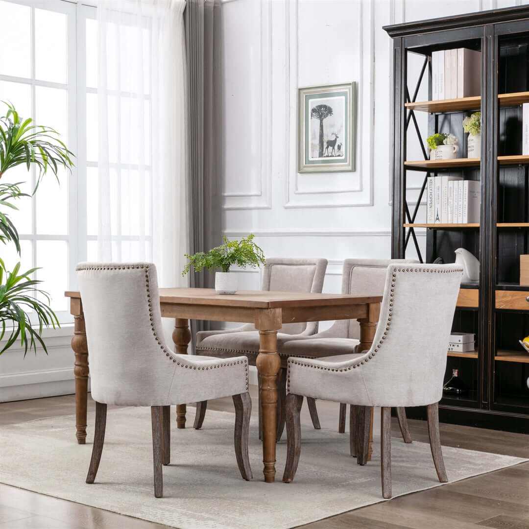 luxury upholstered dining chairs