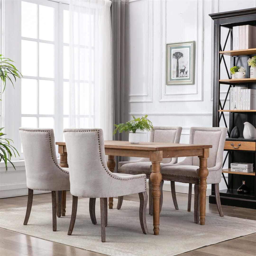 luxury upholstered dining chairs