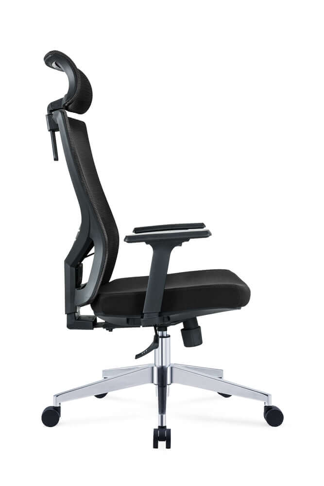 EKKIO Ava Backrest Office Chair - Black