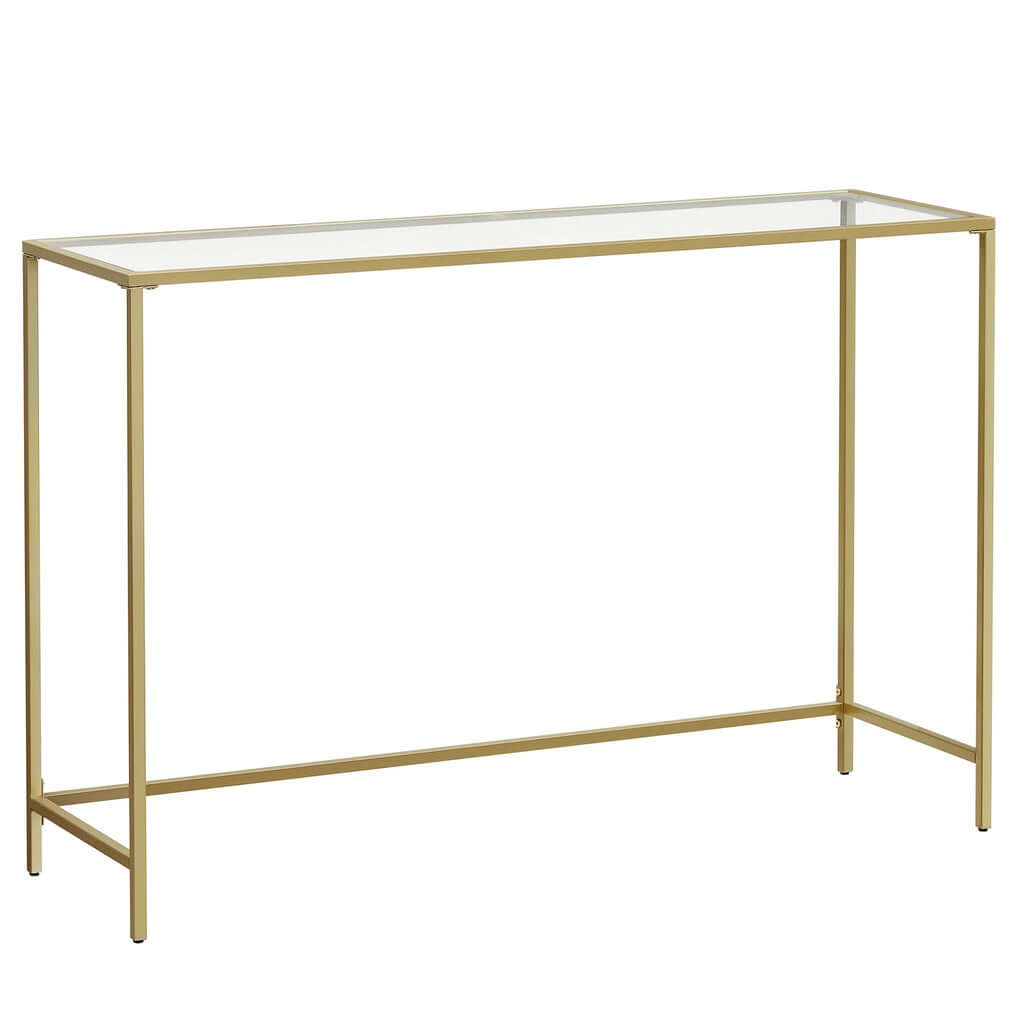 Console Table with Glass -Upinteriors