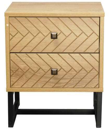 Drawer Bedside Table 2 drawer-Upinteriors