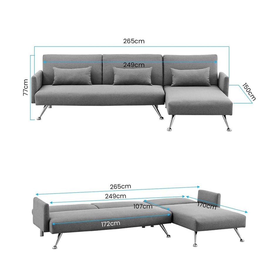 3 Seater Sofa with Chaise