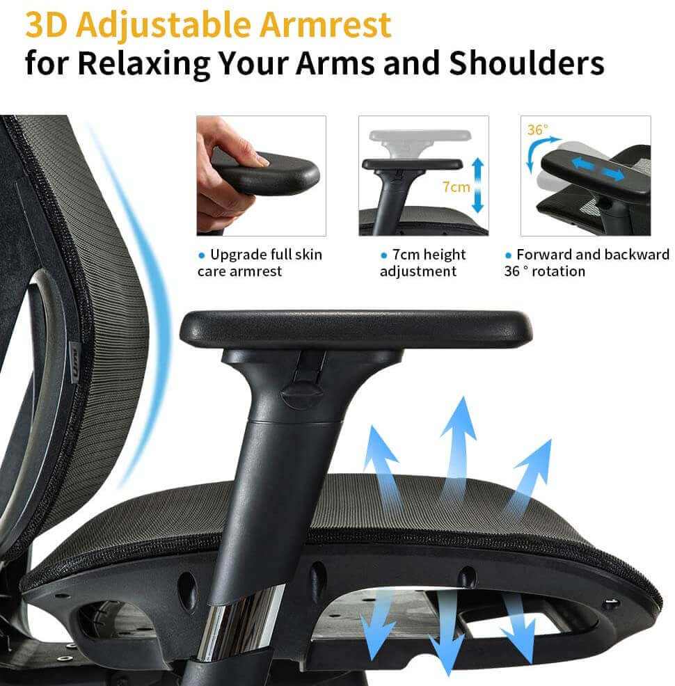 Ergonomic Office High Back Mesh Chair