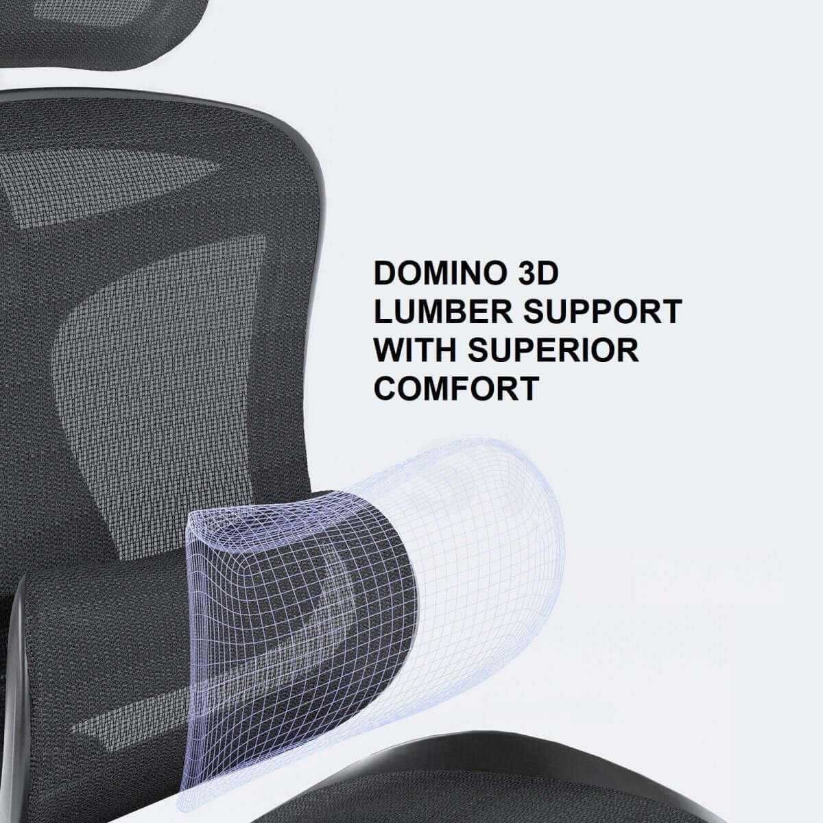 SIHOO Ergonomics Executive Office Chair with Footrest Black