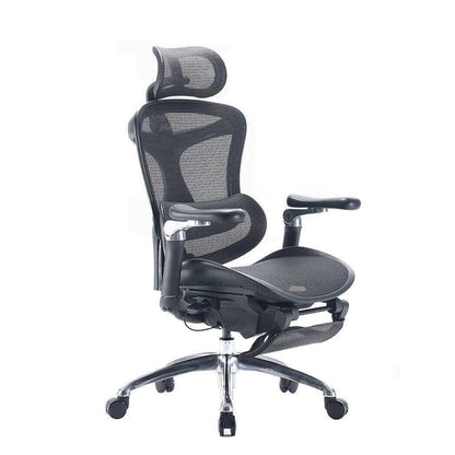 SIHOO Ergonomics Executive Office Chair with Footrest Black