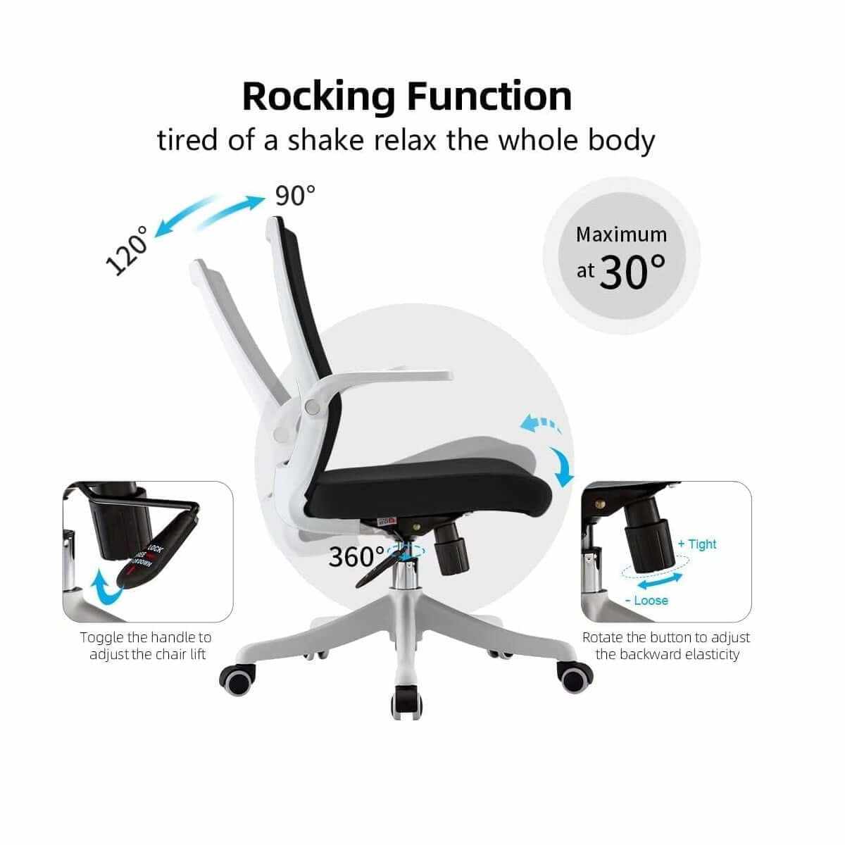 Carwin Ergonomic Office Chair - Grey