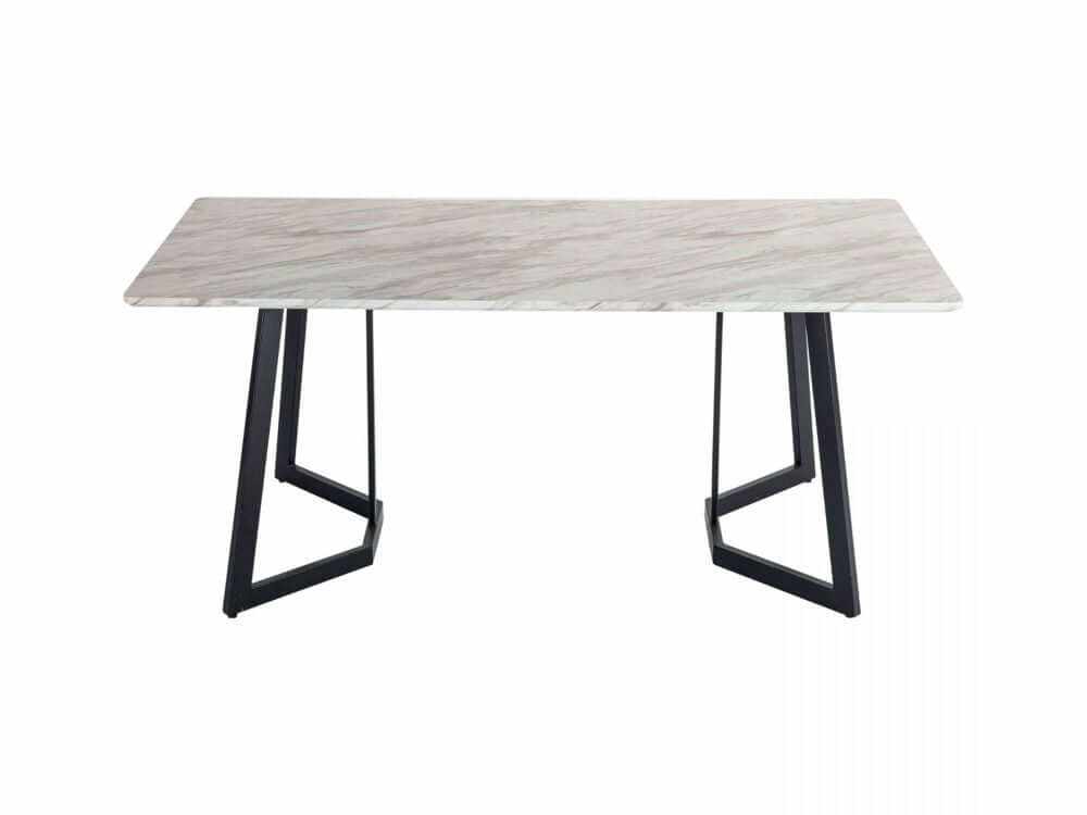Rectangular Dining Table - Marble Effect