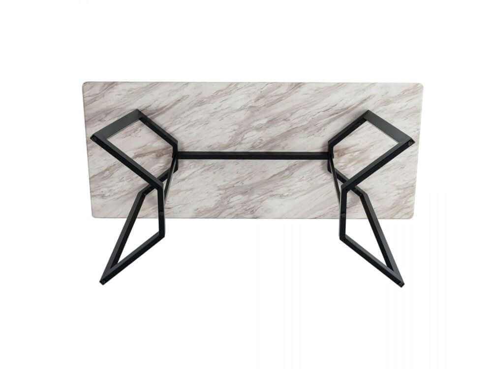 Rectangular Dining Table - Marble Effect
