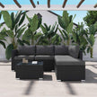 black outdoor sofas