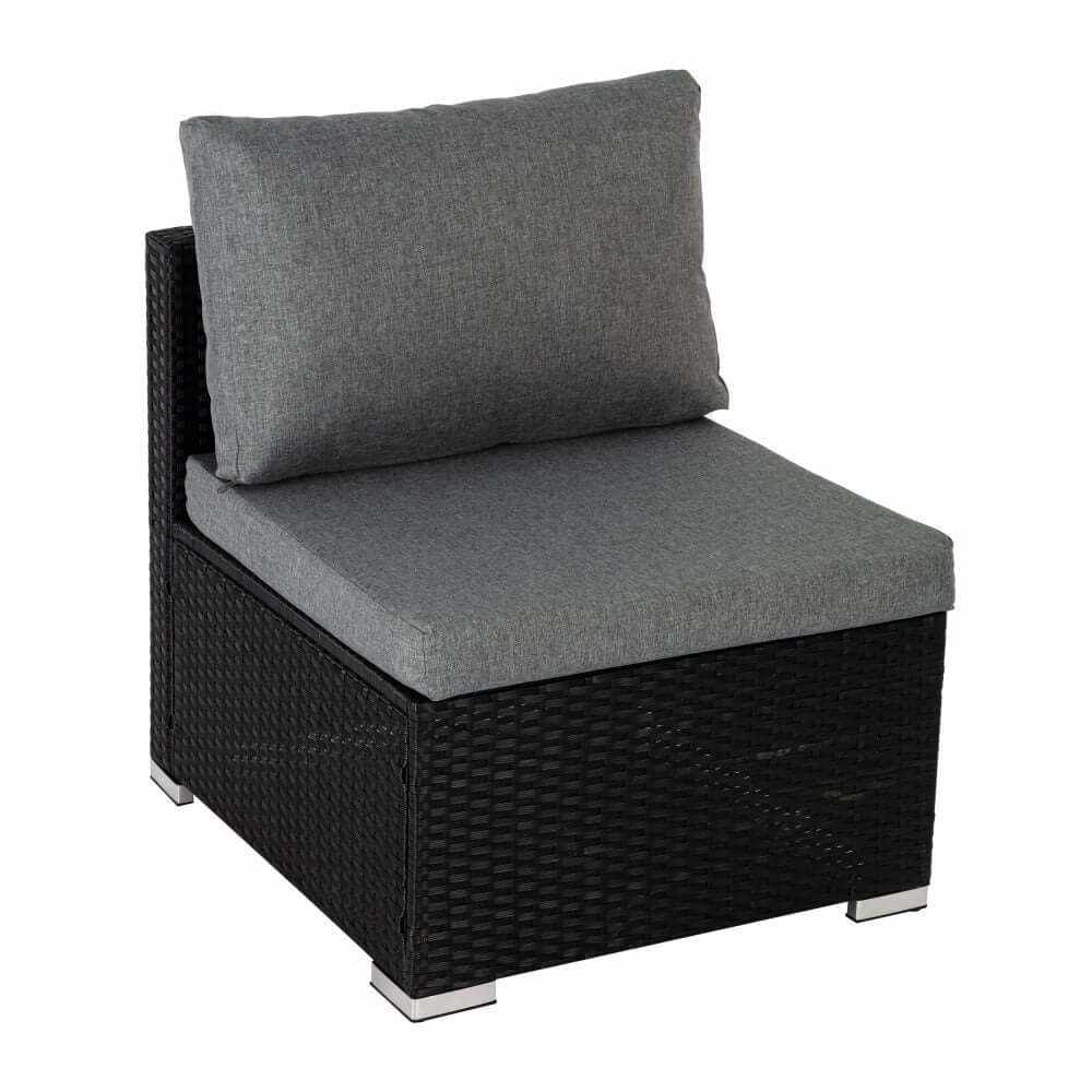 black outdoor sofas