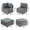 black outdoor sofas