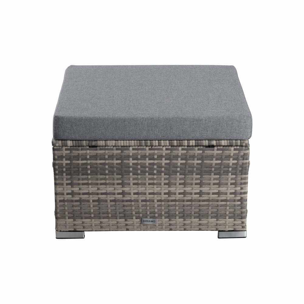 Large Modular Outdoor Corner Sofa Lounge Set - Grey