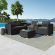 7 seater corner garden sofa set