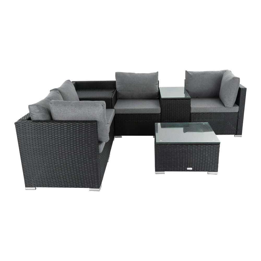 7 seater corner garden sofa set