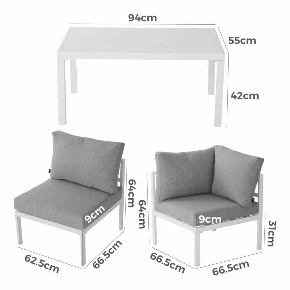 outdoor 5 Piece Lounge Set