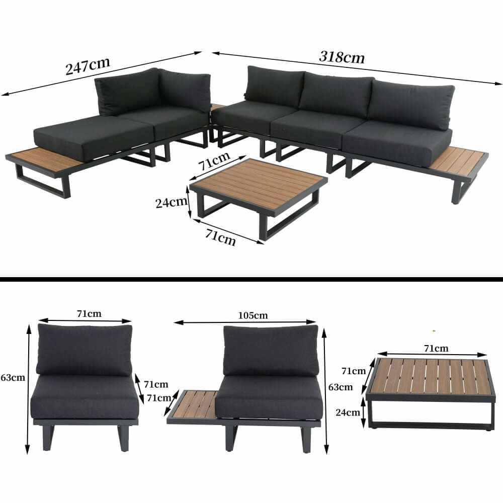 modern outdoor couch