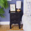 black bedside set of 2 