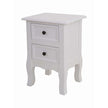 French Bedside Table white