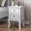 French Bedside Table white