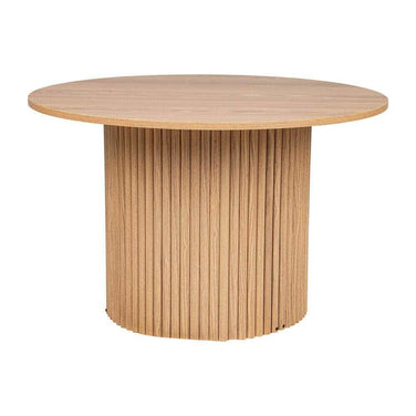 round ribbed coffee table