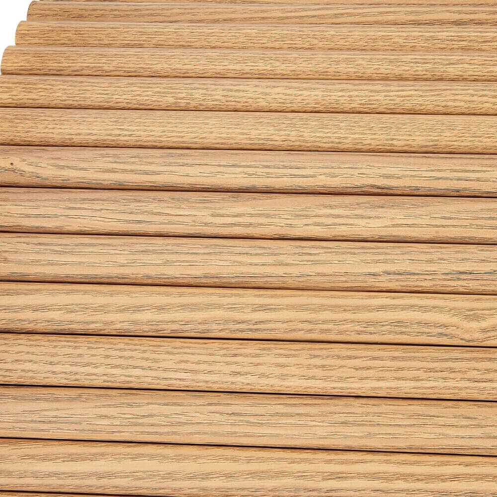 Luxe Round Ribbed Coffee Table Wooden