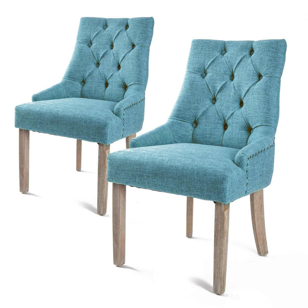 dining Chair set blue 