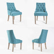 dining Chair set blue 