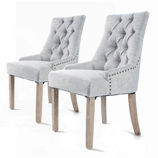 upholstered dining chairs set of 2