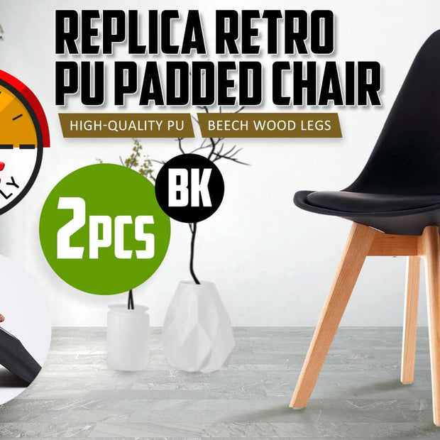 2 Retro Dining Chair 