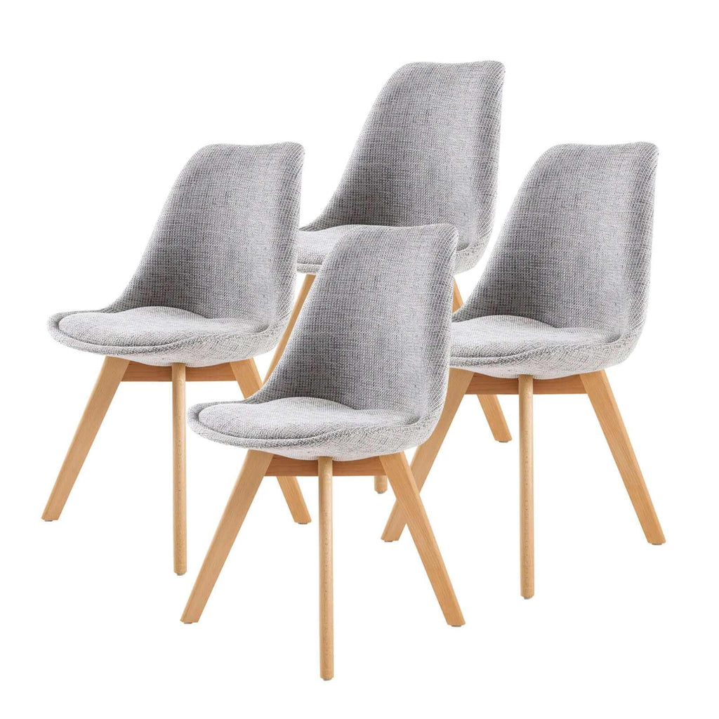 Retro Dining Chair set of 4 -Upinteriors